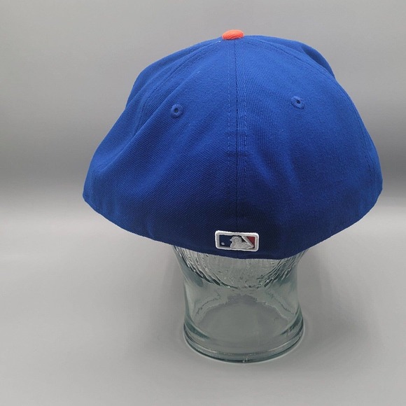 New York Mets New Era Authentic On-Field 59FIFTY Fitted Hat Blue 8 MLB Baseball - Picture 6 of 12